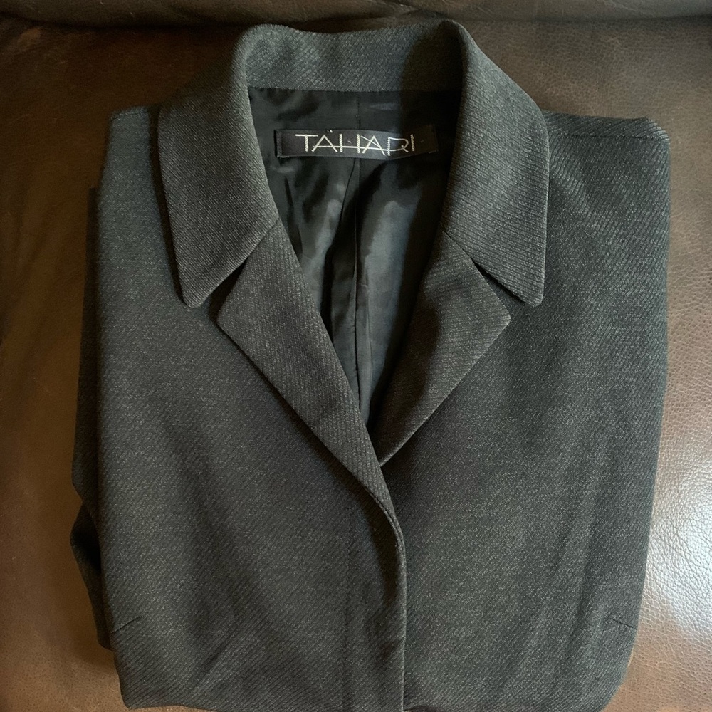 Vintage Tahari Sleet Grey Blazer